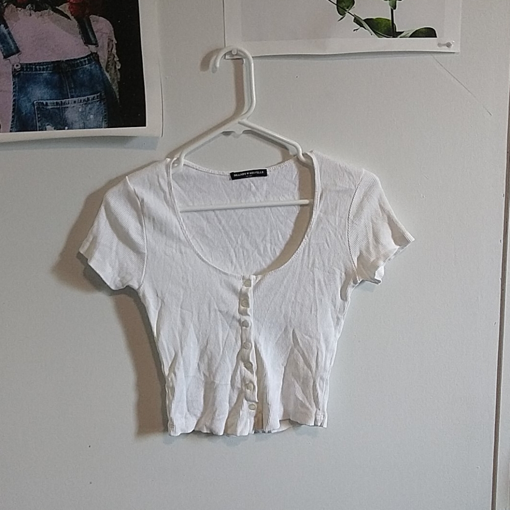 Brandy White Zelly Top